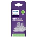 Philips Avent savička Natural Response 2 novorozenecký průtok 2 ks transparentní – Sleviste.cz