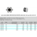 Lano ocelové 6x19S-FC, holé, 6mm, cívka 1000m – Hledejceny.cz