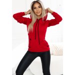 Numoco dámská mikina 262-2 ČERVENÁ – Zboží Dáma