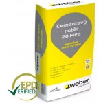Weberbat 20 MPa Potěr cementový 25 kg – HobbyKompas.cz
