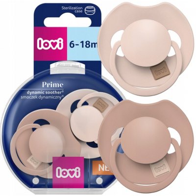 Lovi dudlík silikon dynamický Prime 2ks Nude/Blush – Zboží Dáma