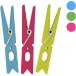 MSV kolíčky na prádlo,10 ks, nerozbitné, barevné, plast, 8,5 cm – Zboží Mobilmania