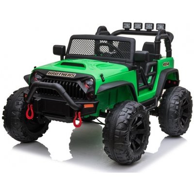 Mamido elektrické autíčko jeep Brothers zelená – Zbozi.Blesk.cz