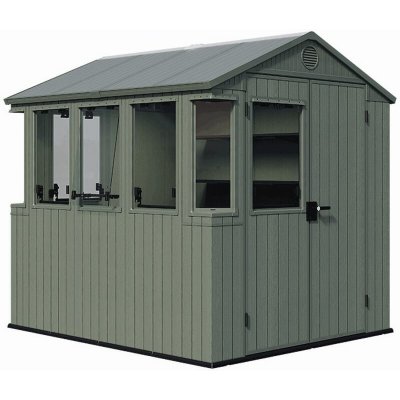 Keter 2v1 POTTING SHED 6x8 green 190x244cm – Zboží Dáma