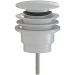 Výpust k umyvadlu click clack SAT bílá lesklá plast SATAUCCHB – Hledejceny.cz