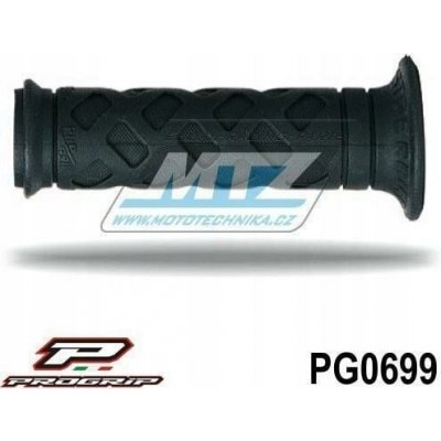 PROGRIP gumové gripy rukojetí PG699 ROAD (22+25mm, délka 125mm) barva černá (jednodílné) (699-102) (PG699) | Zboží Auto