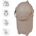 Nattou Koš na pleny Dropy Taupe 27 cm – Zboží Dáma