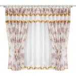 LiS Záclona se závěsem Alena s květinamy 400x150 cm – Hledejceny.cz