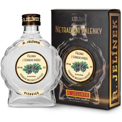 R. Jelínek Pálenka z černého rybízu 42% 0,2 l (holá láhev) – Sleviste.cz