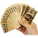 Tuin 60782 Poker karty plastové zlaté