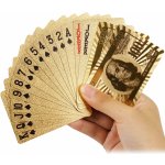 Tuin 60782 Poker karty plastové zlaté – Zboží Dáma