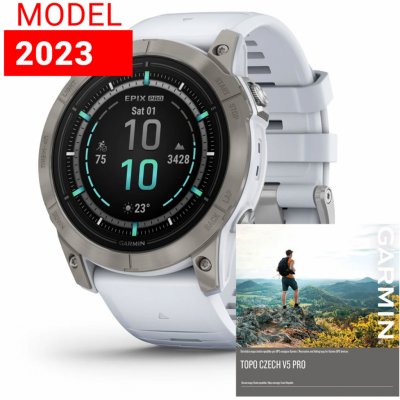 Garmin Epix Pro (Gen 2) Sapphire 51mm Titanium Whitestone