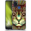 Pouzdro a kryt na mobilní telefon Samsung Pouzdro Head Case Samsung Galaxy A21s AZTEC KOČKA