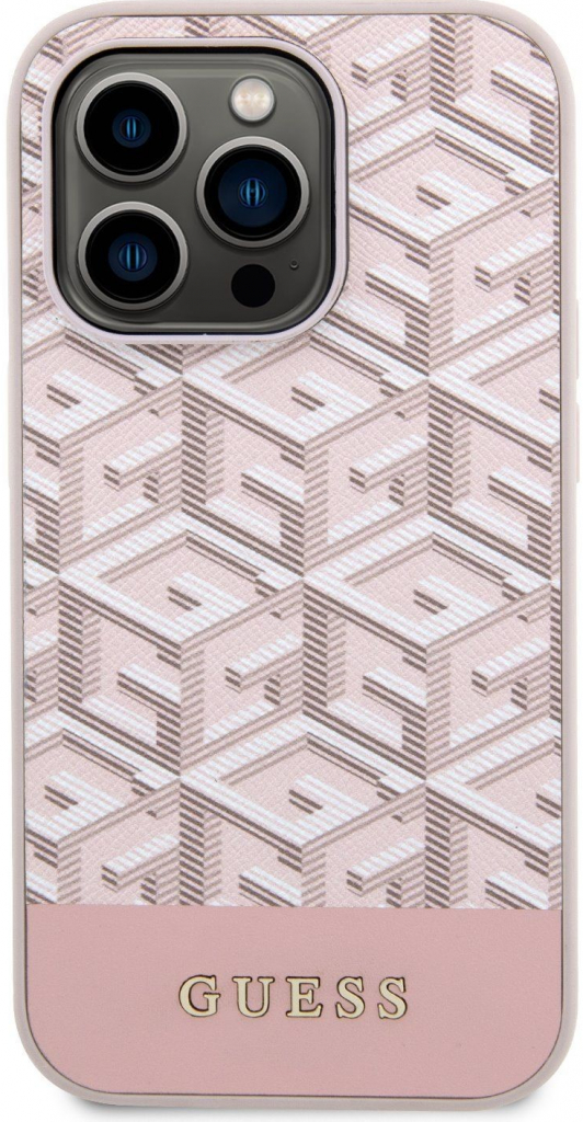 Pouzdro Guess PU G Cube MagSafe Kompatibilní iPhone 13 Pro růžové od 509 Kč  - Heureka.cz