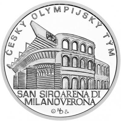 Česká mincovna Stříbrná medaile Itálie 2026 proof 16 g – Sleviste.cz