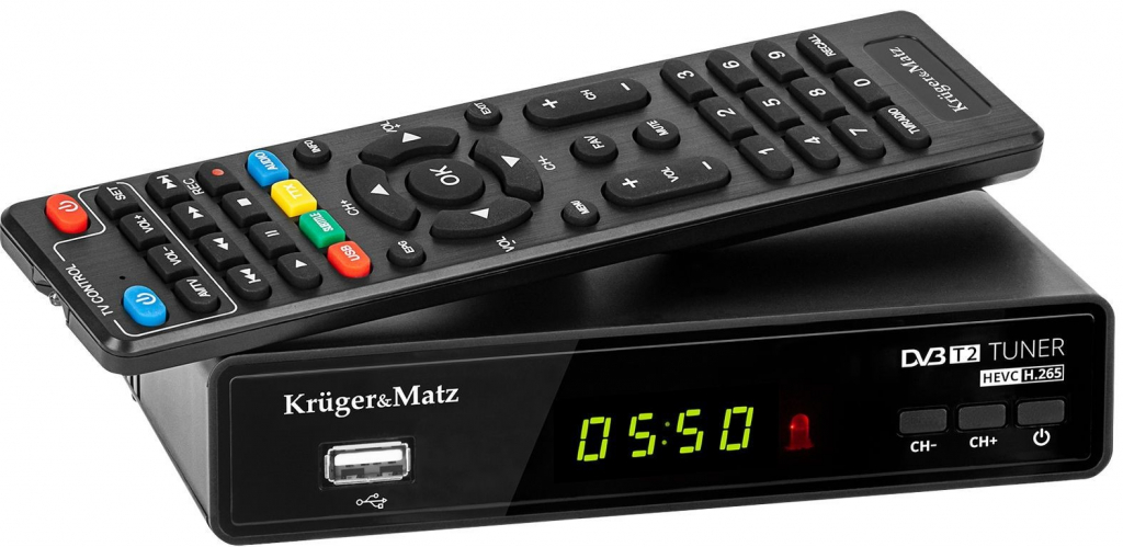 Kruger&Matz Set-top-box DVB-T2 Krüger&Matz KM0550B