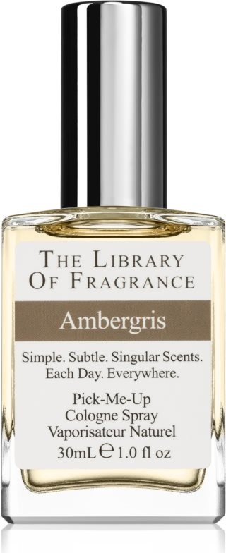 The Library of Fragrance Ambergris kolínská voda unisex 30 ml