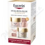 Eucerin Hyaluron-Filler + Elasticity Rosé denní krém 50 ml + noční krém 50 ml – Zboží Mobilmania