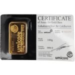 Umicore Zlatý slitek 100 g – Zboží Dáma