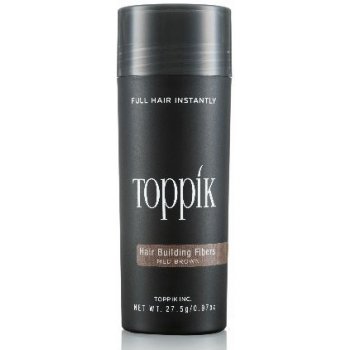 Toppik Hair Building Fibers Středně Zahušťovací vlákna na vlasy a vousy Hnědá 27 g