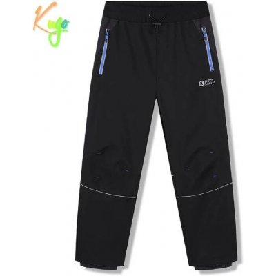 Kugo HK5657 Chlapecké softshellové kalhoty nezateplené černé – Zboží Mobilmania