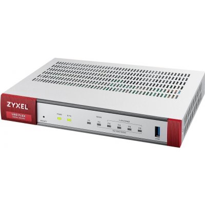 ZyXEL ZyWALL USG FLEX 100 v2 Firewall, 1x WAN, 4x LAN/DMZ 10/100/1000, 1x USB USGFLEX100-EU0111F