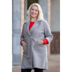 Elegantní kabát Monako khaki – Zboží Dáma