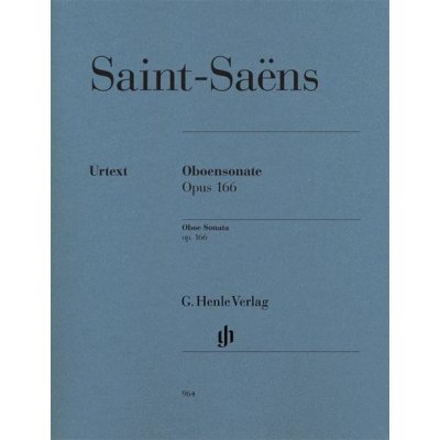 Camille Saint-Saëns Oboe Sonata Op.166 noty na hoboj, klavír