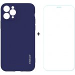 ENKAY Obal + tvrzené sklo Apple iPhone 11 Pro tmavomodrý 22290 – Zboží Živě