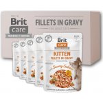 Brit Care Kitten Fillets in Gravy Savory Salmon 24 x 85 g – Sleviste.cz