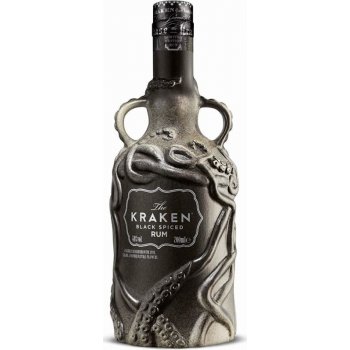 The Kraken Black Spiced Grey Ceramic 40% 0,7 l (holá láhev)