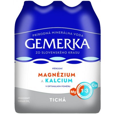 Gemerka Voda minerální neperlivá 6 x 1,5 l – Hledejceny.cz