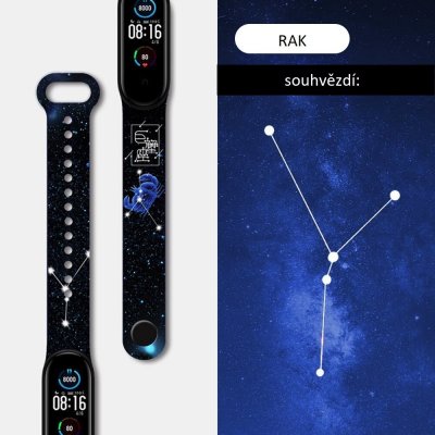 Xiaomi Mi Band 5/6 náhradní náramek Znamení zvěrokruhu Rak MBSCZ-56ZNA07 – Sleviste.cz