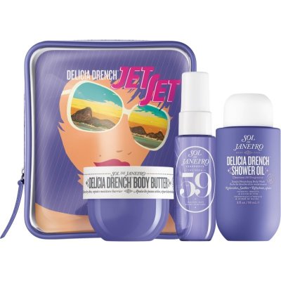 Sol de Janeiro Delicia Drench Sol de Janeiro Delicia Drench hluboce hydratační tělové máslo pro suchou pokožku 50 ml + Sol de Janeiro Cheirosa '59 sprej na tělo a vlasy 30 ml + Sol de Jane – Zboží Mobilmania