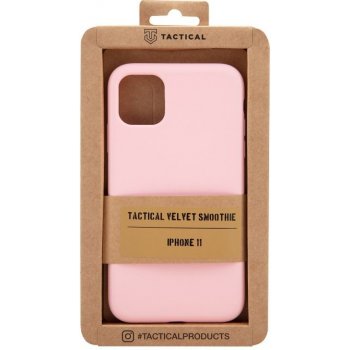 Pouzdro Tactical Velvet Smoothie Apple iPhone 11 Panther růžové