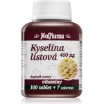 MedPharma Kyselina listová 400 µg 107 tablet – Hledejceny.cz