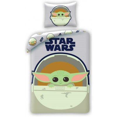 Halantex povlečení Star Wars Baby Yoda STM-1526BL 140x200 70x90