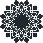 Artemiss Mandala plastová šablona 471 29x29 cm GS 14,5x14,5 – Zboží Dáma