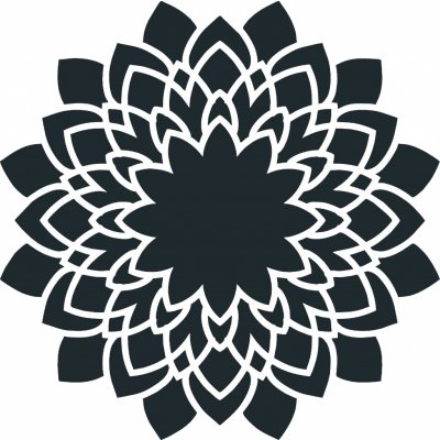 Artemiss Mandala plastová šablona 471 29x29 cm GS 14,5x14,5 – Zboží Dáma