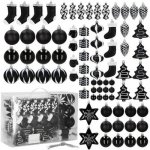 SPRINGOS Maxi 77 dílná sada vánočních ozdob černá CA0850-XG – Zboží Mobilmania