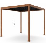 Blumfeldt LuminaHaven Pergola 3x3 z pozinkované oceli dřeva – Zboží Dáma