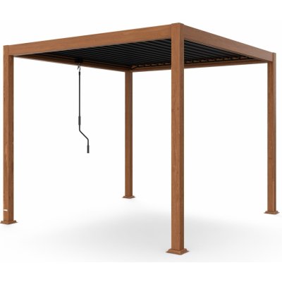 Blumfeldt LuminaHaven Pergola 3x3 z pozinkované oceli dřeva – Zboží Dáma