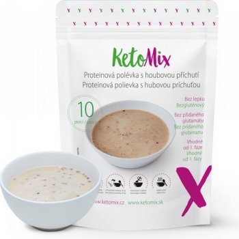 KetoMix Proteinová polévka s houbovou příchutí 10 porcí 250 g