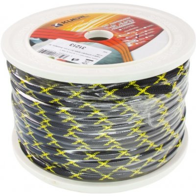 Kabel v ochraném opletu 2x1,5 mm, žlutočerný, 50 m bal | Zboží Auto