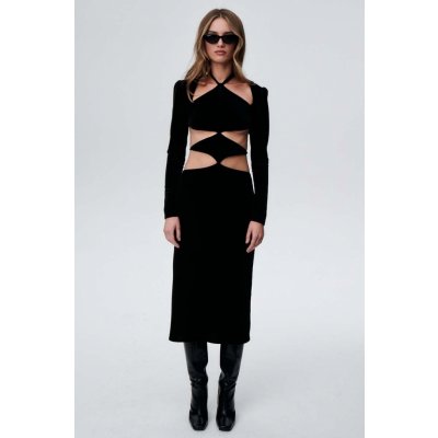 Undress Code šaty Material Girl 599 černá – Zboží Mobilmania
