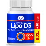 GS Vitamin Lipo D3 1000 IU XXL 80 kapslí – Hledejceny.cz