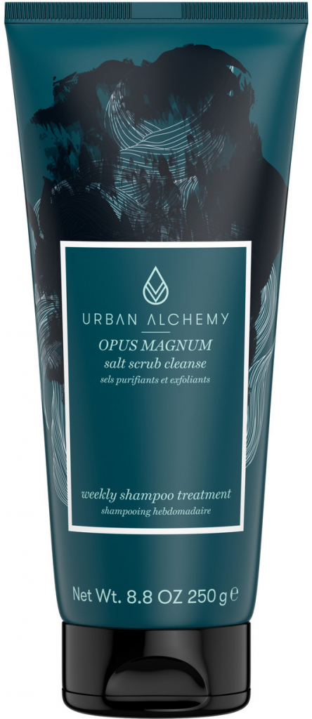 Urban Alchemy Opus Magnum Salt Scrub Cleanse přírodní peelingový šampon 250 g