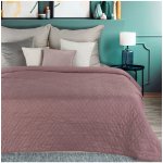 Mondo Italia Přehoz na postel Boni2 pudrově růžový new Pudrová růžová 200x220 cm – Zboží Dáma