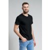 Pánské Tričko CityZen bavlněné chytré triko proti pocení kulatý výstřih černé