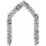 Nabytek XL Vánoční girlanda zasněžená zelená 20 m PVC – Sleviste.cz